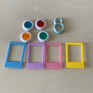 Intax mini lens filters and plastic photo frames